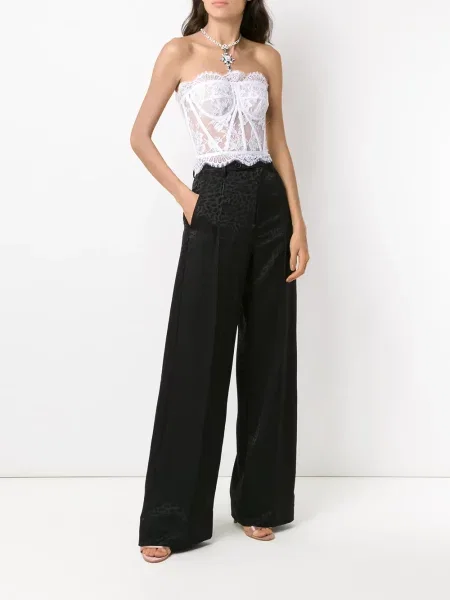 Nėriniuotas liemenėlė Dolce & Gabbana balta