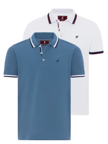 Williot Tričko tmavě modrá bílá