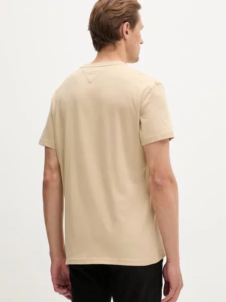 Tommy Jeans T-shirt oversize beżowa