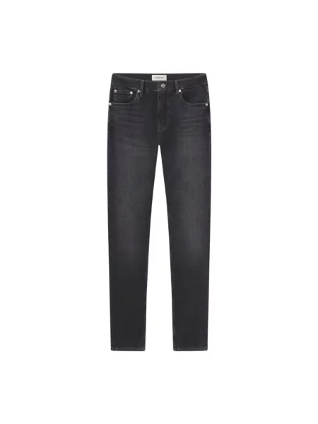 Jeansy straight leg Frame czarne
