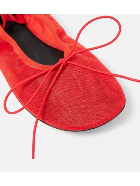 Pantofi cu toc Proenza Schouler plasă roșu