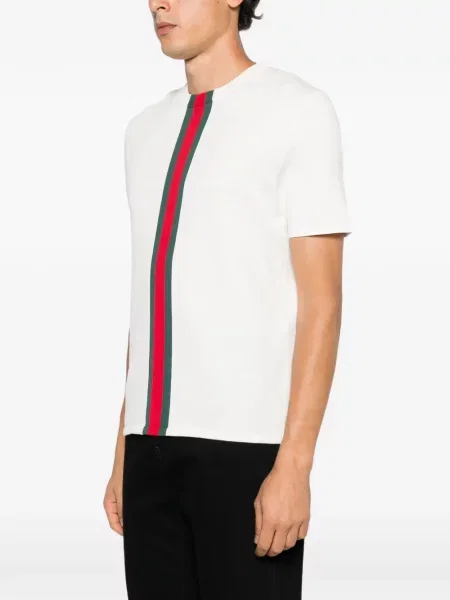 Pletené tričko Gucci bílé