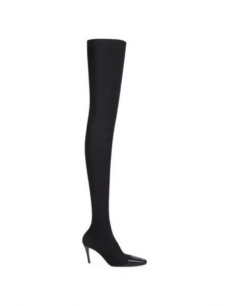 Șapcă Courreges din piele negru