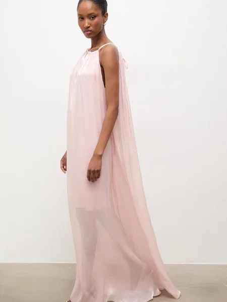 Answear.LAB rochie halter roz
