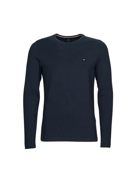 Raztegniti majica z dolgimi rokavi Tommy Hilfiger črna