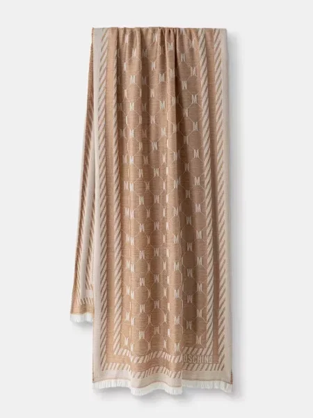 Moschino sál gyapjúval bézs