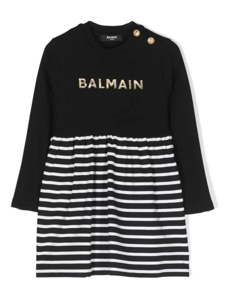 Sukienka dziecięca Balmain czarna