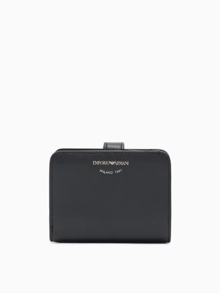 Emporio Armani Гаманець Шкіра з покриттям чорний