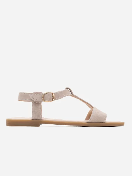 ISSA Plus Босоніжки замша бежевий