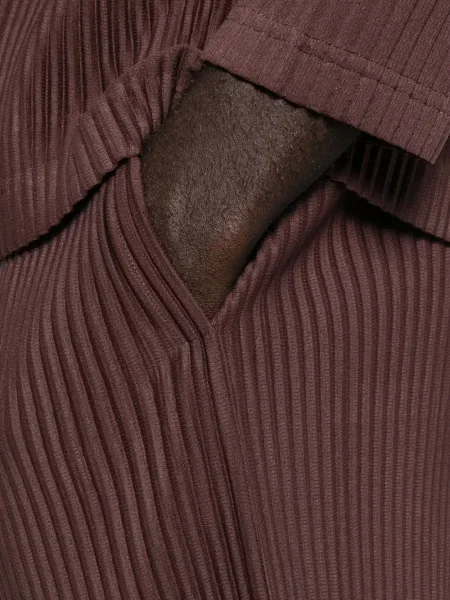 Плисирани шорти Homme Plissé Issey Miyake кафяво