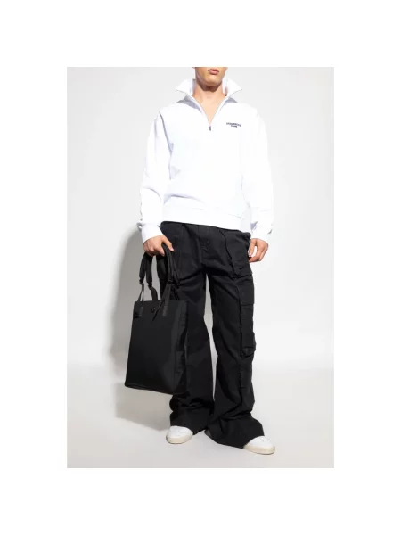 Spodnie cargo Dsquared2 czarne