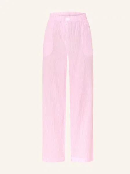 Mey Pyžamové Kalhoty Série Cotton Stripes růžová bílá