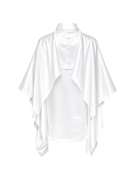 Cămașă Comme Des Garçons din satin alb