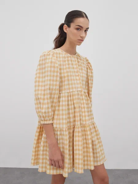 EDITED Rochie Joanna natural / bej alb