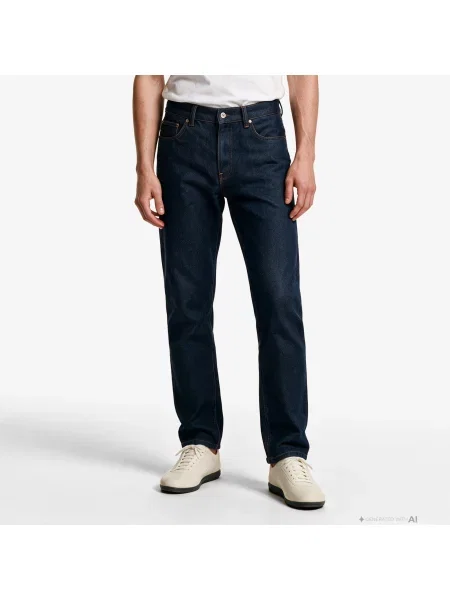 Зауженные брюки Lacoste синие