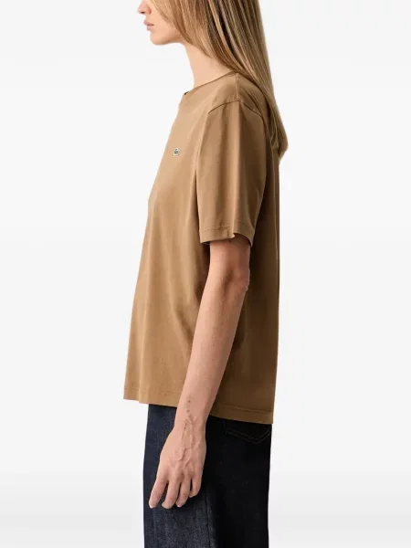 Μπλούζα Lacoste καφέ