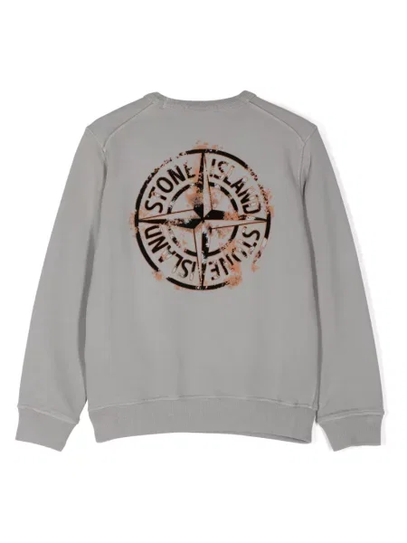 Bluza dziecięca Stone Island szara