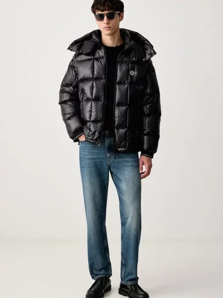 Geacă cu puf Armani Exchange negru