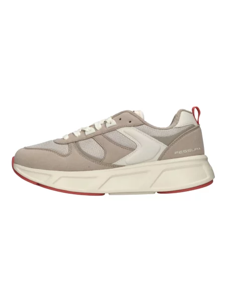 Sneakersy Fessura zamszowe beżowe
