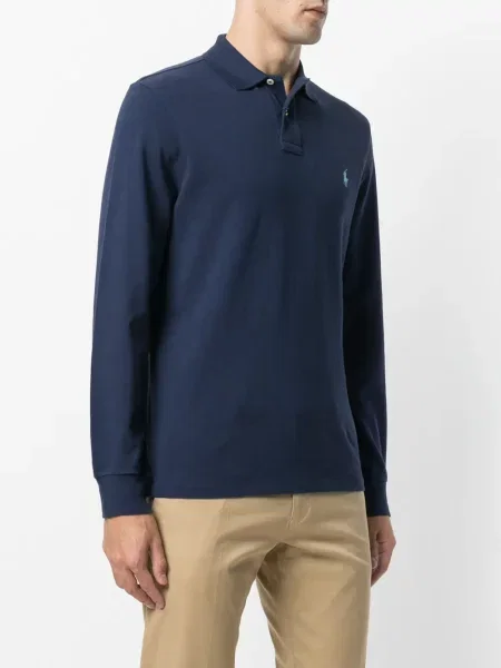 Polo Ralph Lauren Polo marškinėliai Balta Custom mėlyna