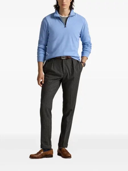 Ριγέ polo Polo Ralph Lauren με κουκούλα με αυτόγραφο λευκό