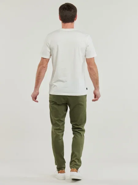 Rövid ujjú rövid póló Timberland autogrammal fehér