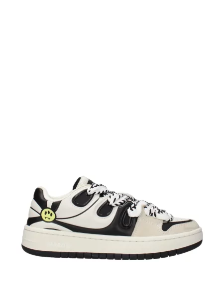 Sneakerși Barrow din piele alb