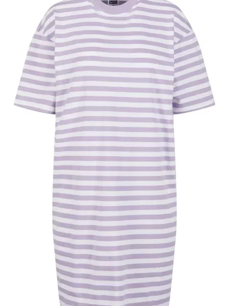 Urban Classics Rochie mov deschis alb
