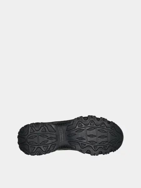 Кожаные повседневные кроссовки Skechers черные