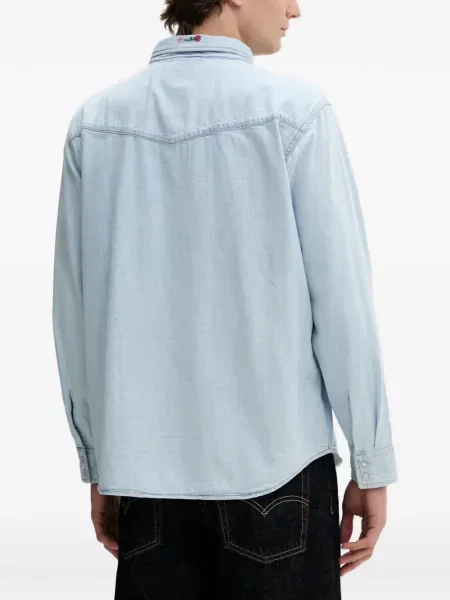 Cămașă de blugi Levi's® cu model floral albastru