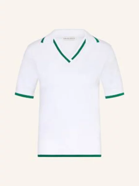 Röhnisch Koszulka Polo Z Dzianiny Swing Regular Fit weiss białe