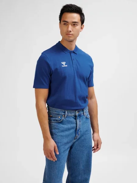 Polo Hummel Go niebieska