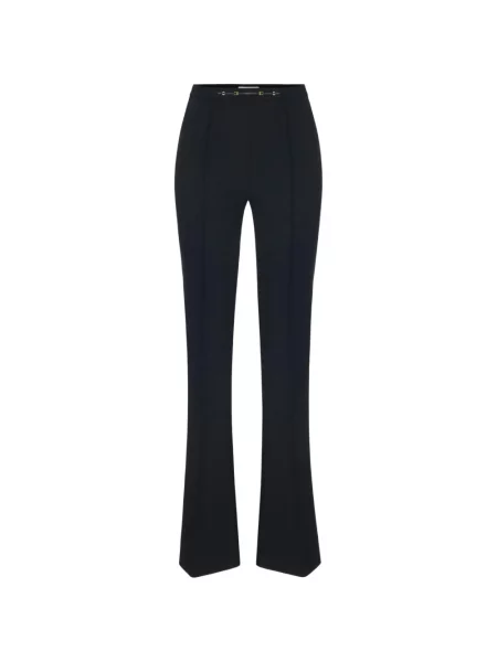 Pantaloni Elisabetta Franchi stretch negru