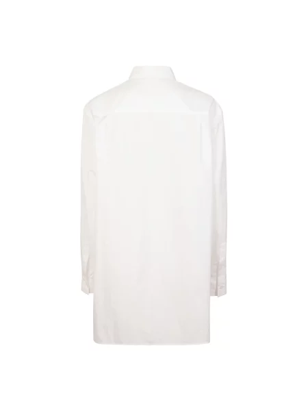 Koszula Yohji Yamamoto z nadrukiem biała