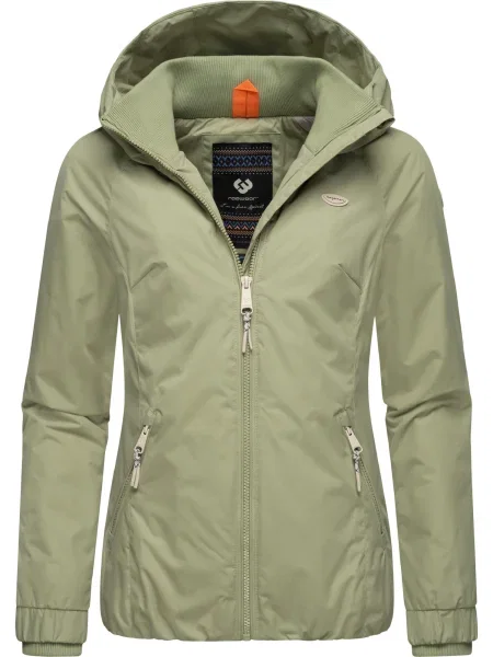 Ragwear Funkcionalna jakna Dizzie pastelno zelena