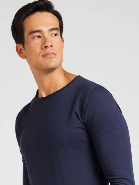 REPLAY Póló BASIC JERSEY kék