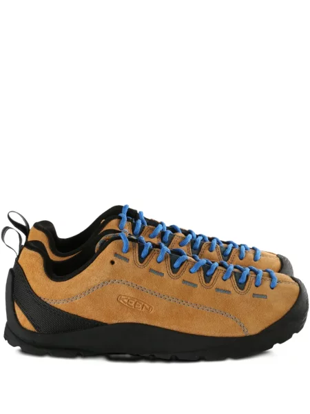 Sneakerși Keen Footwear cu șireturi din piele de căprioară maro