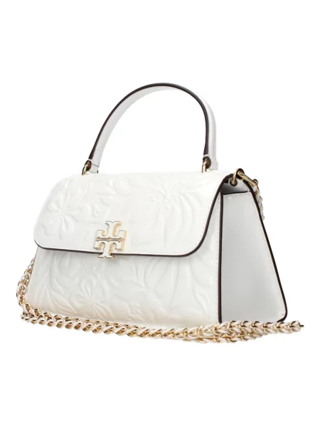 Torebka Tory Burch skórzana biała