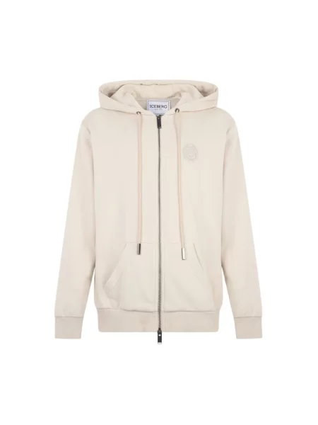 Bluza z kapturem Iceberg z kapturem beżowa