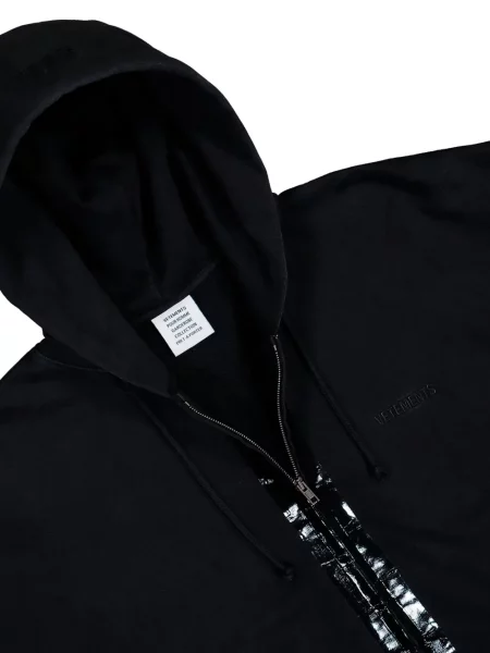 Hanorac cu glugă Vetements negru