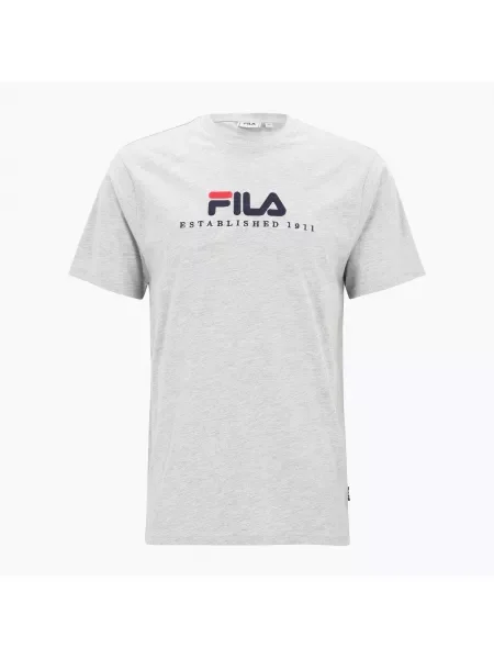 FILA Bedburg тениска светло меланж сив