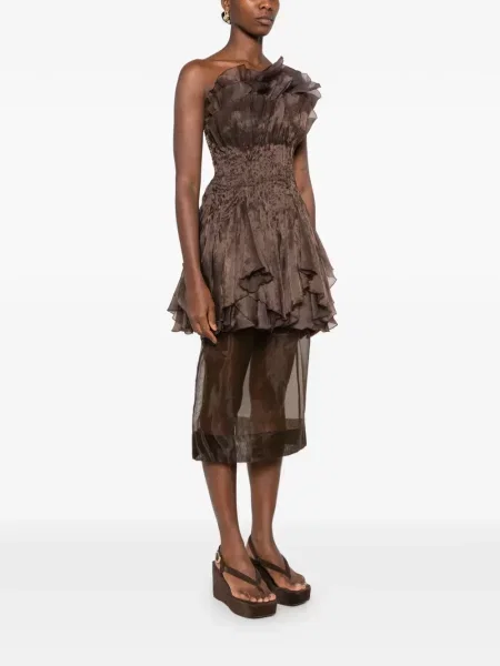 Rochie midi Aje maro