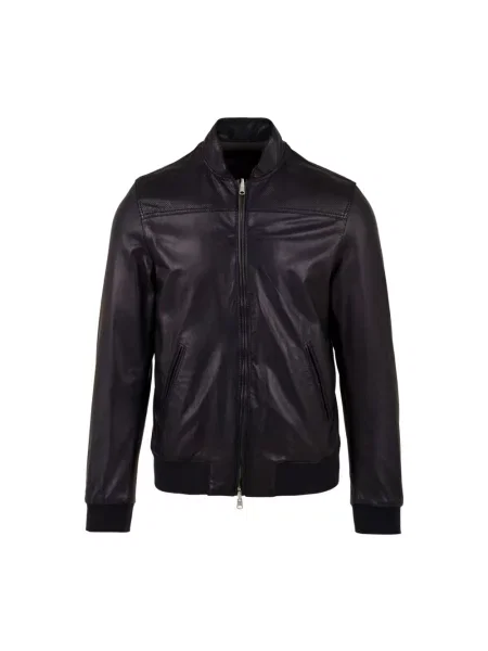 Kurtka skórzana The Jack Leathers niebieska