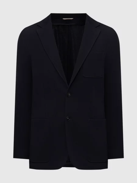 Блейзер з вовни Canali синій