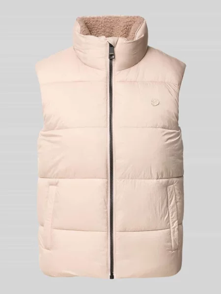 Kamizelka w z efektem pikowania krój regular fit model BORG' Superdry beżowa