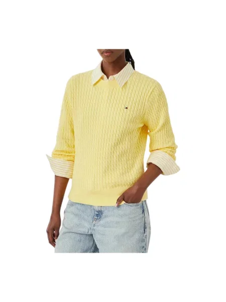 Tommy Hilfiger Pulover Fine deschis galben