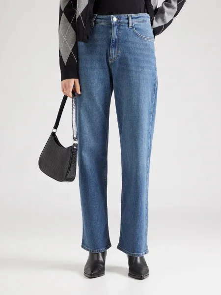 COMMA Jeans denim albastru
