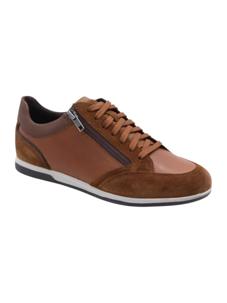 Sneakersy Geox brązowe