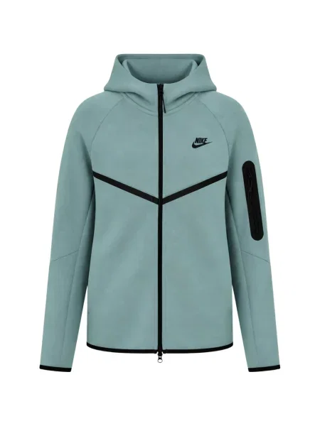 Hanorac cu glugă Nike din fleece verde