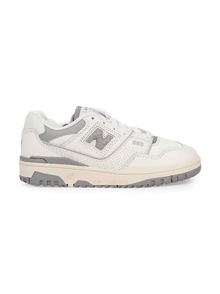 Кожени маратонки New Balance 550 сиво